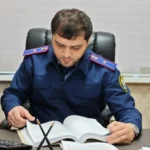 В Кизилюрте на станции техобслуживания загорелась легковая машина